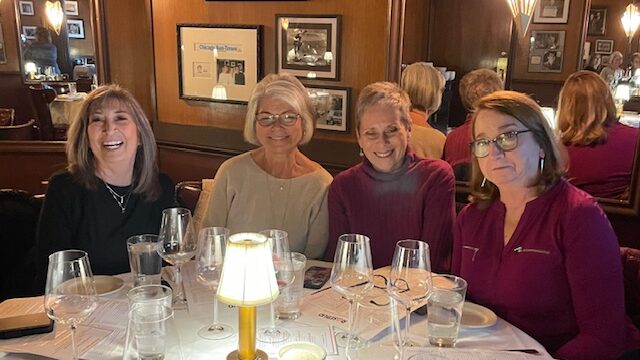 People sitting around a table